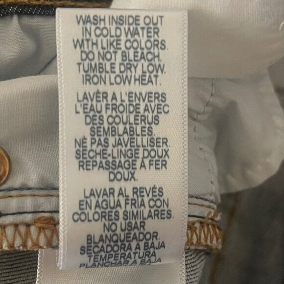 Frame Women High Rise Skinny Jeans Sz 31 Denim Raw Hem Stretch Casual Cotton USA - Picture 9 of 9